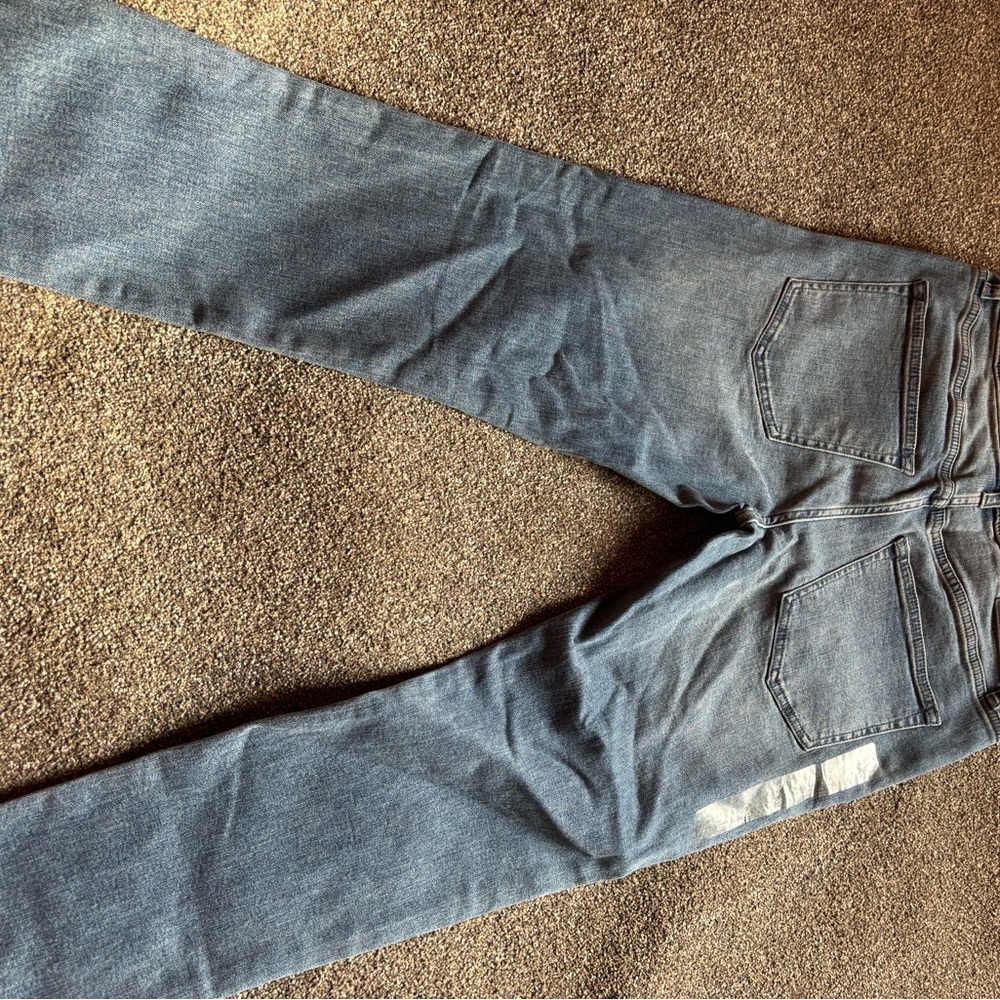Express NWT Sz 30x30 athletic slim hyper stretch blue denim Men's Jeans - Picture 8 of 11